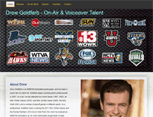 Tablet Screenshot of drewgoldfarb.com